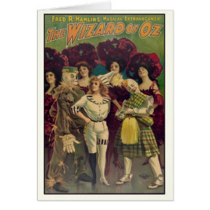 El asistente del afiche musical musical de Oz de 1