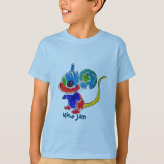 El atasco de los ratones embroma la camiseta