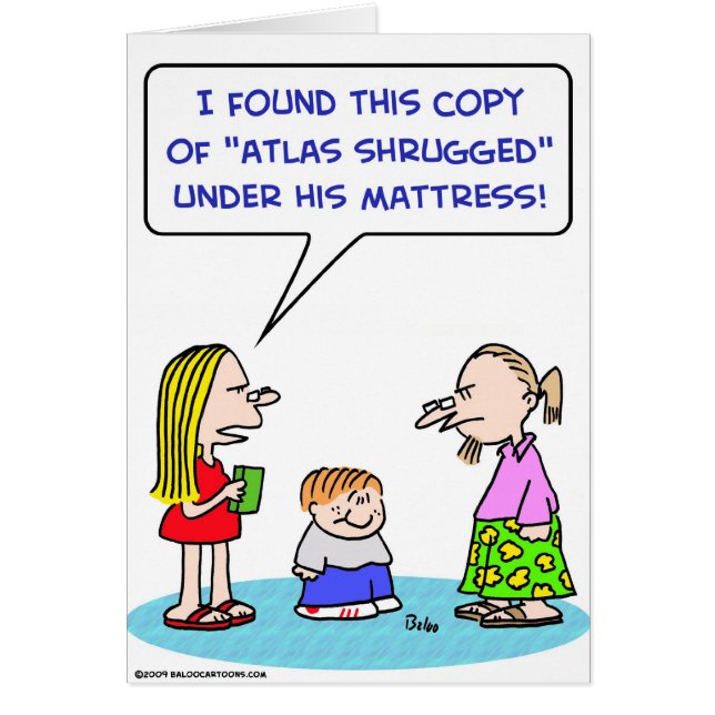 el atlas encogió el rand del ayn debajo del (Frente)