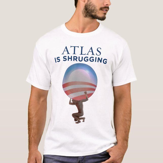 El atlas está encogiendo la camiseta (Anverso)