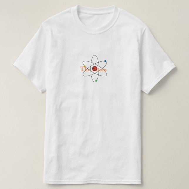 El Átomo - Una camiseta de MisterP (Diseño del anverso)
