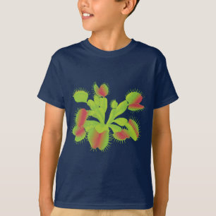 El atrapamoscas de Venus embroma la camiseta