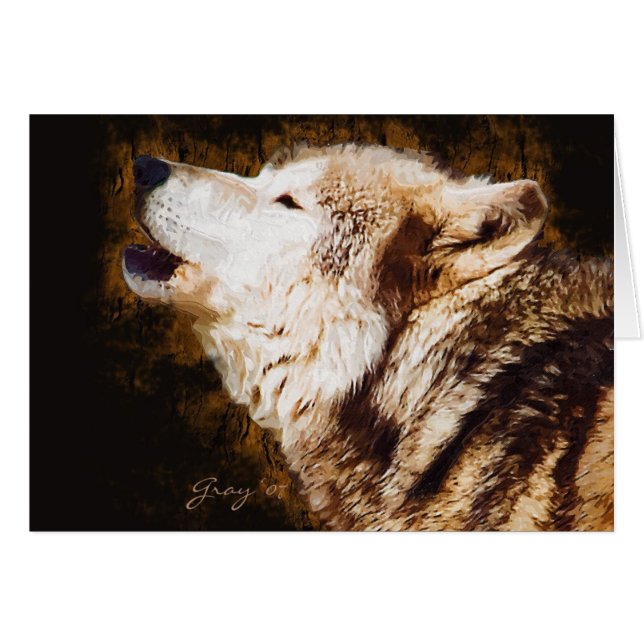 El aullar del lobo gris (Anverso (Horizontal))