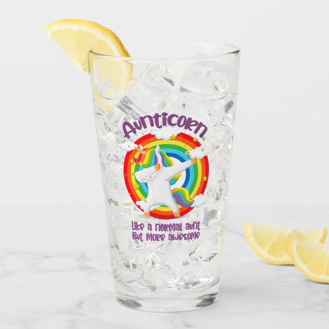 El Aunticornio Como Una Tía Normal Pero Más Increí (Anverso (hielo))