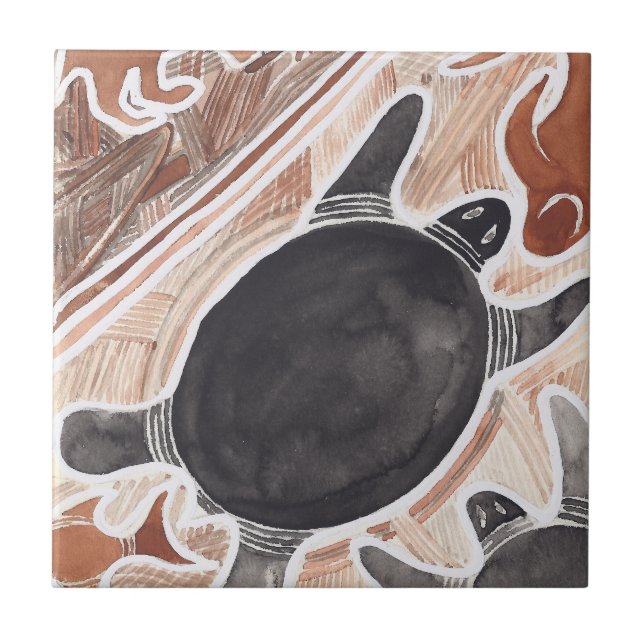 El australiano soña la teja grande de la tortuga (Frente)