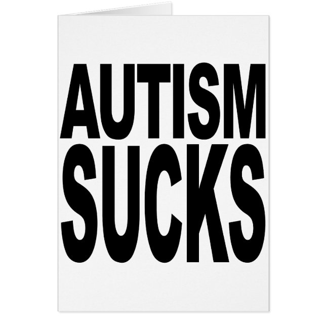 El autismo chupa (Frente)