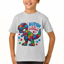 El autismo es la camiseta de mis hijos superpodero