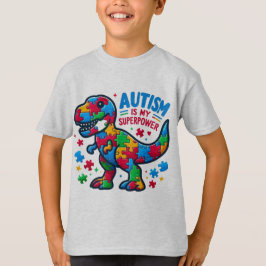 El autismo es la camiseta de mis hijos superpodero