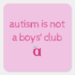 el autismo no es un club de niños pegatinas escépt