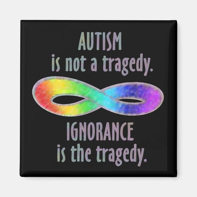 El autismo no es un imán trágico (Frente)
