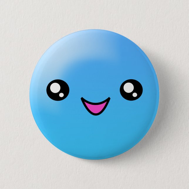 El azúcar de Kawaii puntea el botón feliz de la (Anverso)