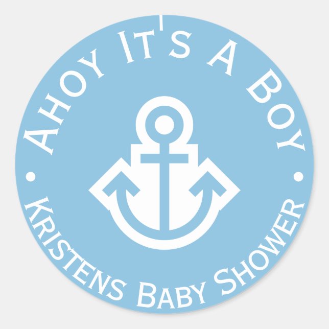 El azul claro hoy es un Pegatina de un chico prese (Anverso)