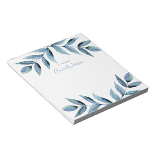 El azul personalizado sale de la libreta de la
