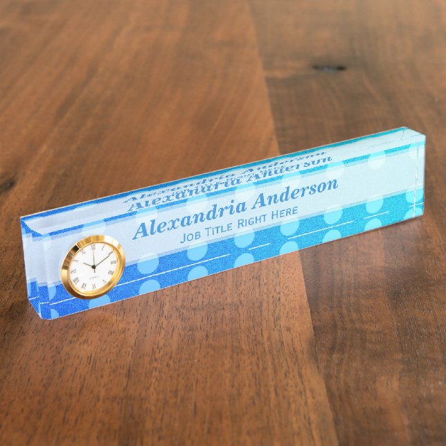 El azul personalizado se descolora letrero del (Lateral)