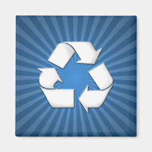El azul recicla el imán 001