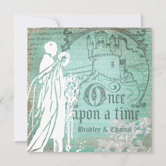 El azul sea mi invitación de la tarjeta del día de (Anverso)