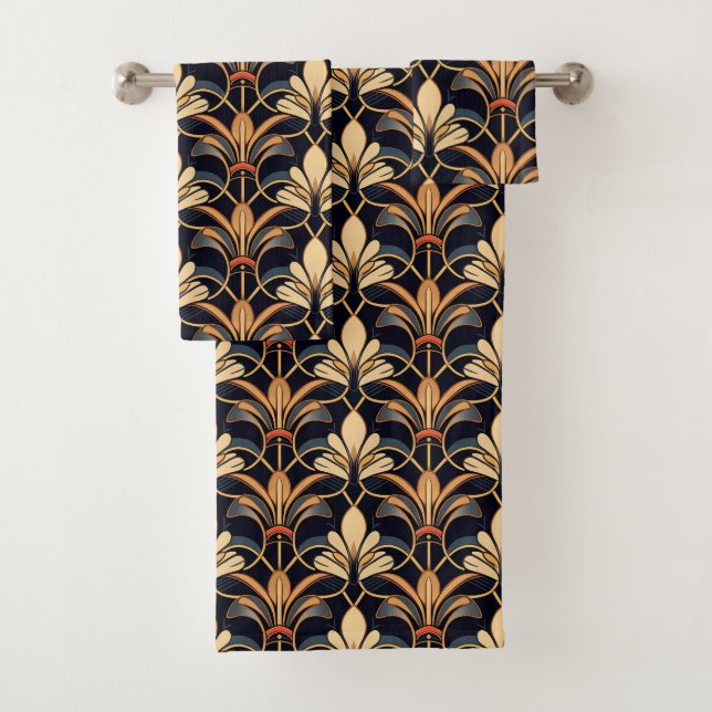 El azul turbio y el Naranja Art Deco (In situ)