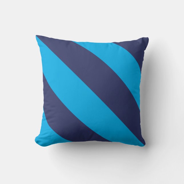 El azul y los azules marinos rayaron la almohada (Anverso)