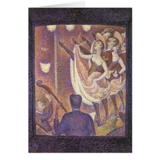 El baile Can Can, Le Chahut de Georges Seurat (Frente)