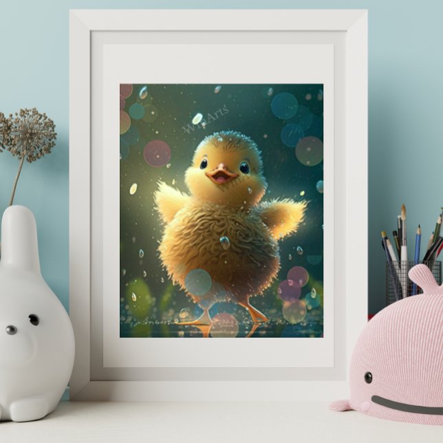 El baile del pato de bebé en el arte de la lluvia (Subido por el creador)
