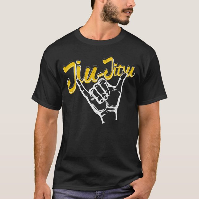El balanceo de Jiu Jitsu da la camisa de BJJ (Anverso)