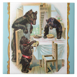 El Baldosa De Cerámica De Los Tres Osos