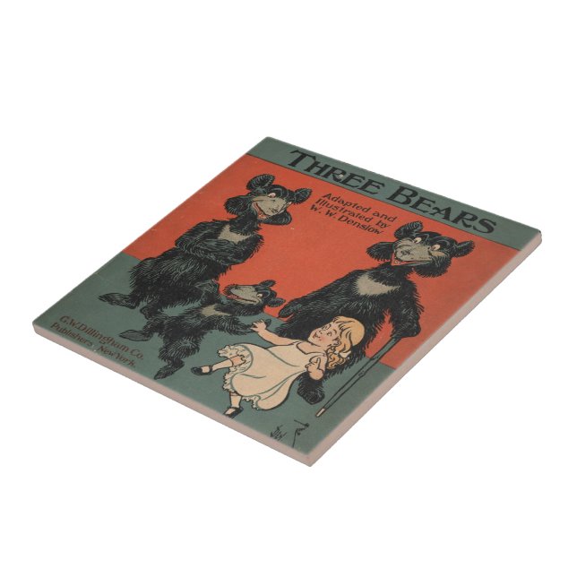 El Baldosa De Cerámica De Los Tres Osos (Lado)