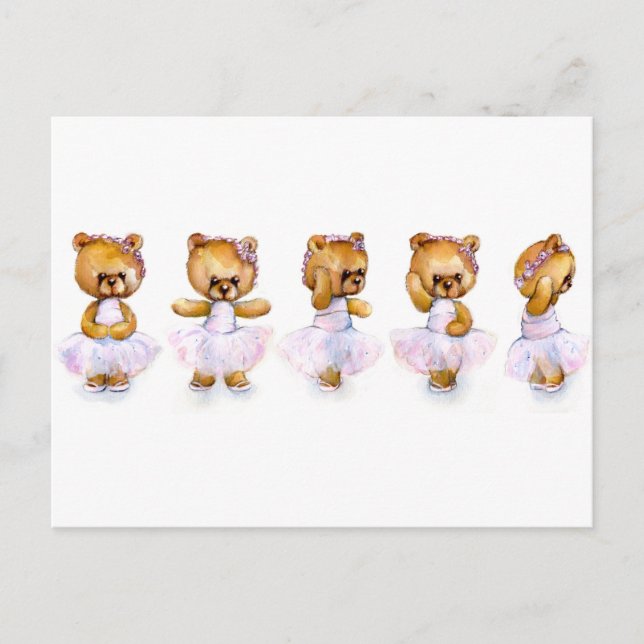 El ballet camina postal (Anverso)