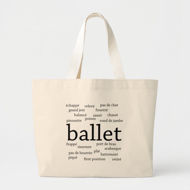 El ballet redacta el bolso (Frente)