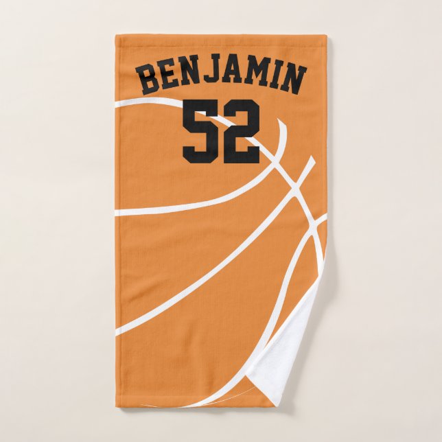 el baloncesto se divierte la toalla, toalla de (Toalla de mano)