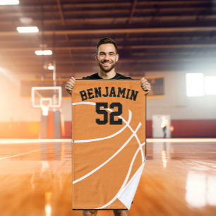 el baloncesto se divierte la toalla, toalla de