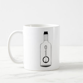 El banjo y su taza de la botella