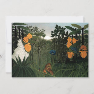 El banquete del león   Henri Rousseau