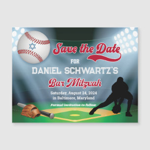 El bar de béisbol Mitzvah Salva el imán de la fech