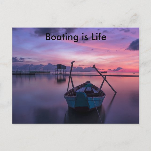 El barco es la postal Life (Anverso)