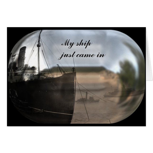 El barco llegó en Personalizable (Anverso (Horizontal))