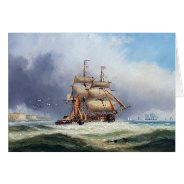 El barco piloto de la Isla de Wright 1887 (Anverso (Horizontal))