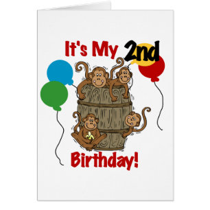 El barril de monos 2ª camisetas de cumpleaños y re
