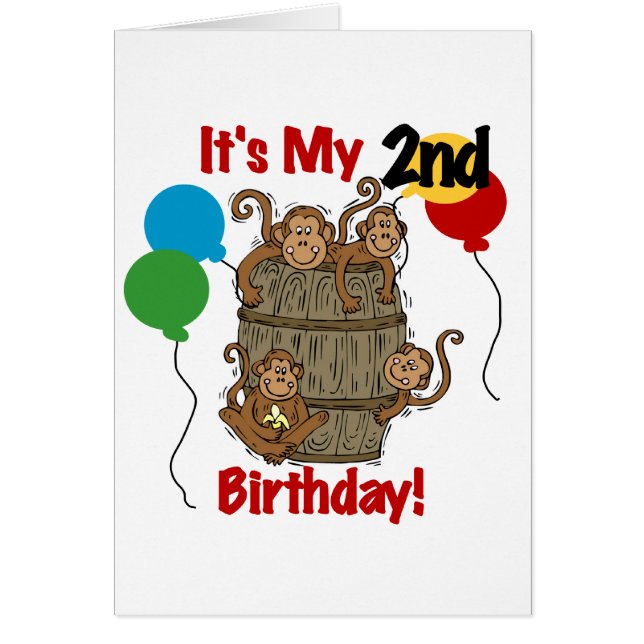 El barril de monos 2ª camisetas de cumpleaños y re (Frente)