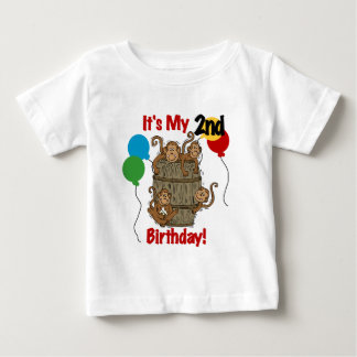 El barril de monos 2ª camisetas de cumpleaños y re