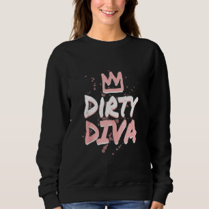 El barro corre Camisetas para las mujeres "diva su
