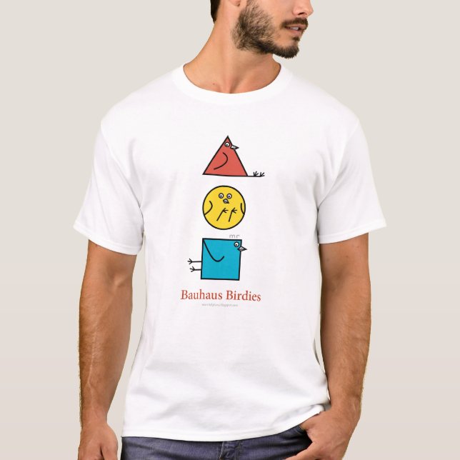 El Bauhaus Birdies camisa (Anverso)