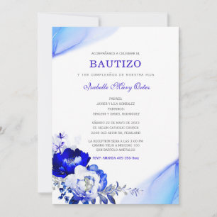El Bautizo y primer nuevo invitación de nuestra hi