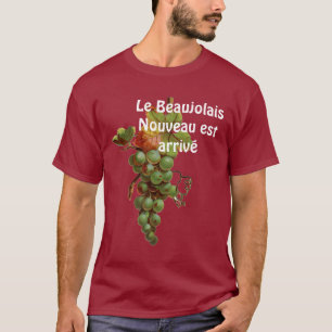 El Beaujolais Nouveau est de la camiseta del vino