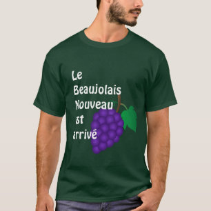 El Beaujolais Nouveau est de la camiseta del vino