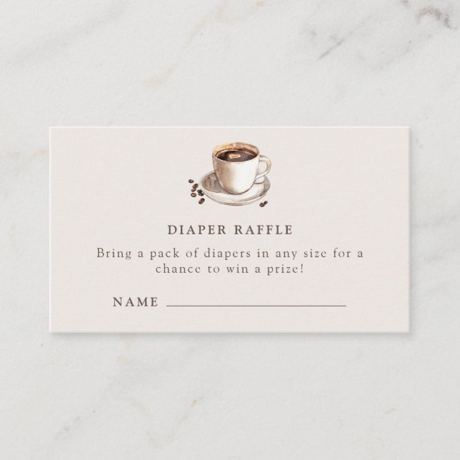 El bebé está preparando la tarjeta de cierre Raffl (Anverso)