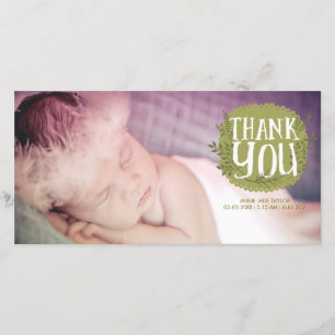 El bebé le agradece naturaleza cubrir tarjetas de