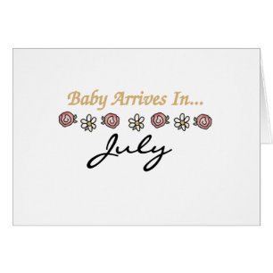 El bebé llega en julio