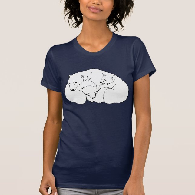 El bebé lleva el camisetas para mujer del arte de (Anverso)