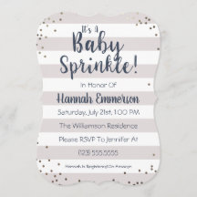 El bebé neutral del género asperja la invitación